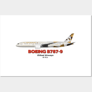 Boeing B787-9 - Etihad Airways Posters and Art